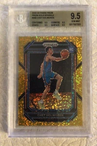 2022/23 Prizm Gold Sparkle Chet Holmgren #266 rc BGS all 9.5 subgrades /24 - Picture 1 of 3