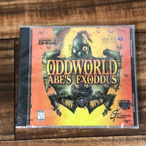 Oddworld: Abe's Exodus (PC, 1998, CD-ROM) Jewel Case Factory Sealed - Picture 1 of 6