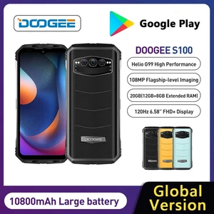 DOOGEE S100 10800mAh Rugged Phone Night Vision 12GB+256GB 108MP 66W Charge 120Hz - Foto 1 di 22