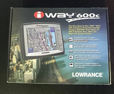 Lowrance iWAY 500C Automotive Mountable GPS Receiver - Image 1 of 4