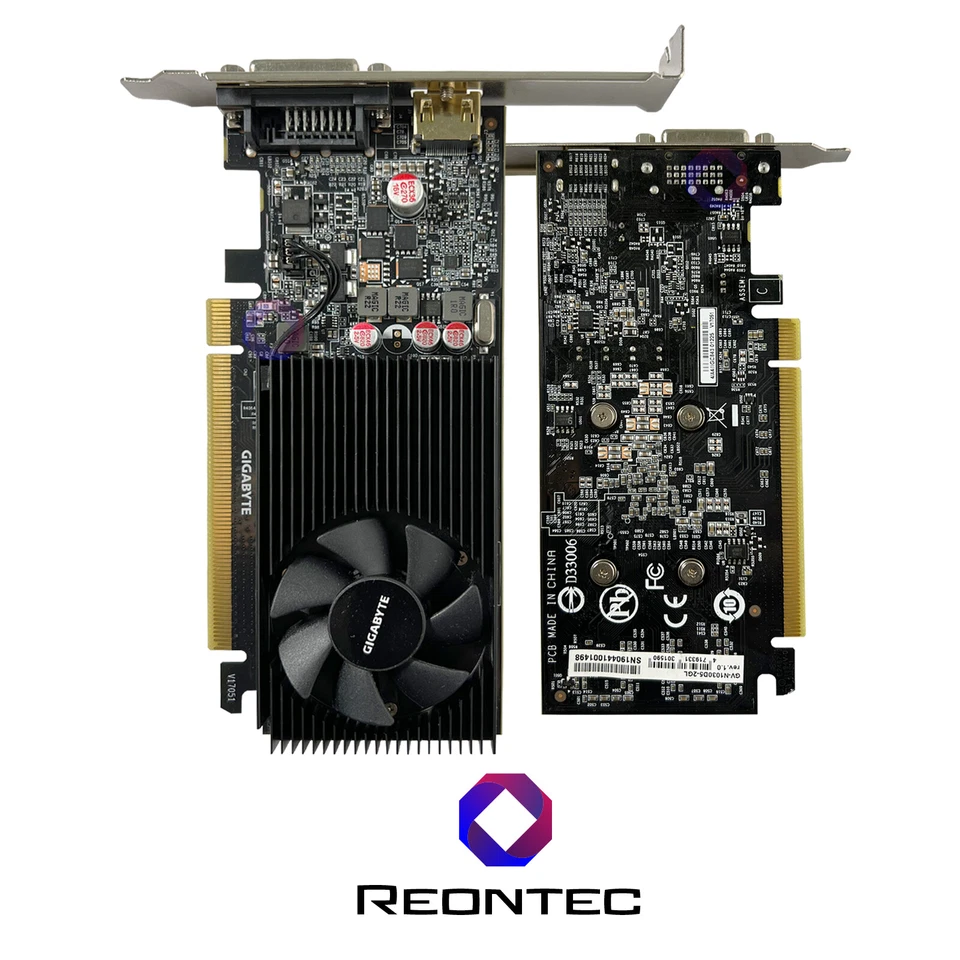 Scheda Grafica Gigabyte Geforce GT1030 2GB GDDR5 DVI, HDMI GV-N1030D5-2GL - Immagine 1 di 1