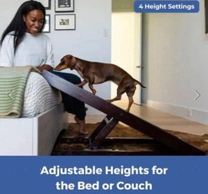 Alpha Paw Ramp For Dogs & Cars up to 120 Lbs  - Height Adjustable - Picture 1 of 5