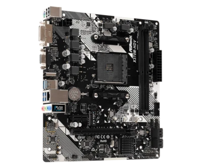ASRock X370M‐HDV R4.0 Micro ATX AM4 X370 DDR4 Ryzen Soporte HDMI - Imagen 1 de 4
