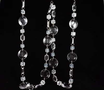 VENTA AL POR MAYOR - LOTE DE 6 6' Guirnalda de Boda de Cristal Acrílico Cuentas Redondas Decoración de Eventos Foto 1 de 3