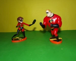The Incredibles PVC Figures Bob Mr. Incredible Dad Elastigirl Toy Cake Topper - Bild 1 von 3