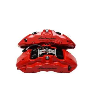 Front Lamborghini Huracan Gallardo Audi R8 Ceramic Brake Calipers Brembo 6pot 40 - Picture 1 of 3