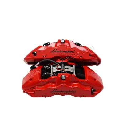 Front Lamborghini Huracan Gallardo Audi R8 Ceramic Brake Calipers Brembo 6pot 40 - Image 1 of 3