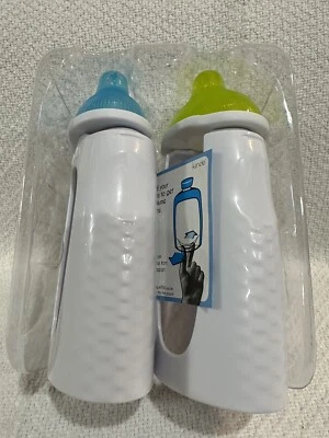 NEW 2 Pack Kiinde Twist - Squeeze Natural Feeding Bottle with Nipples - Image 1 of 4