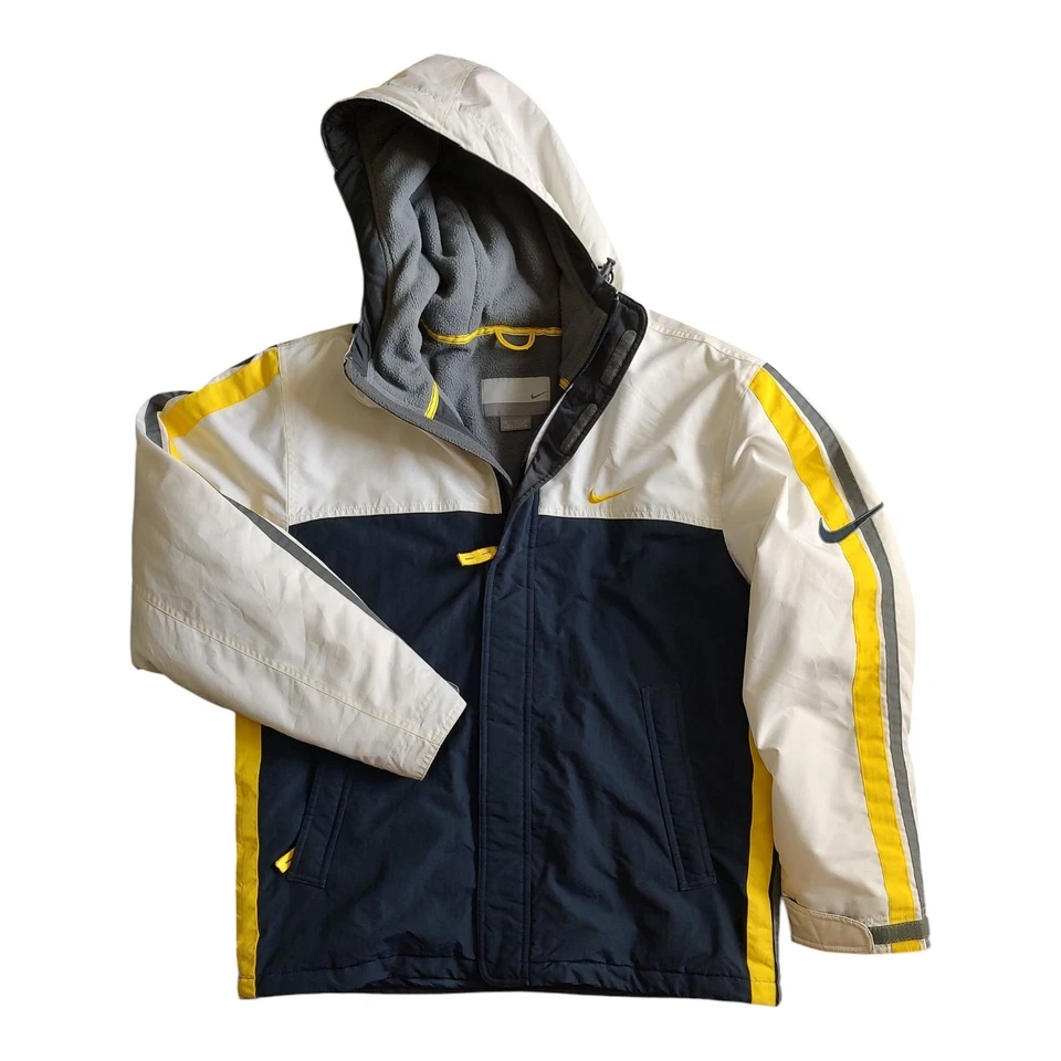 Abrigo de invierno vintage Nike esquí con capucha ligero forrado a la fuerza para hombre talla M Foto 1 de 4