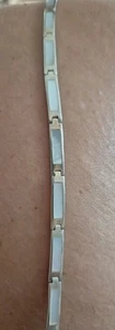 Silver and Mother of Pearl Bracelet - Picture 1 of 6