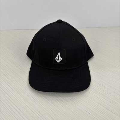Volcom V Square Snapback Hat Cap Black Adult One Size NWT - Image 1 of 4