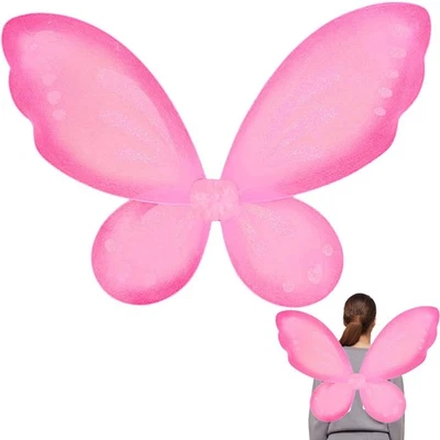 Sparkle Fairy Butterfly Wings for Girls Angel Costume Birthday Halloween Dress U - Image 1 of 4
