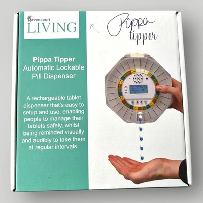 Ravencourt Living Pippa Tipper Automatic 28 Day Pill / Tablet Dispenser - NEW - Image 1 of 4