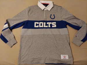 Polo uomo Tommy Hilfiger Indianapolis Colts rugby L grande grigio cotone - Foto 1 di 8