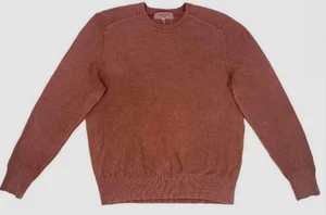 Rag & Bone Men's Red Crew Neck Long Sleeve Vintage Faded Sweater Size L - Picture 1 of 2