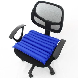 Luft Aufblasbares Sitzkissen Auflage Matte + Pumpe für Rollstuhl Home Office Auto - Bild 1 von 7