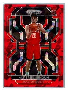 Panini Prizm Red Ice Alperen Sengun #318 Rookie 2021-22 - Imagen 1 de 2