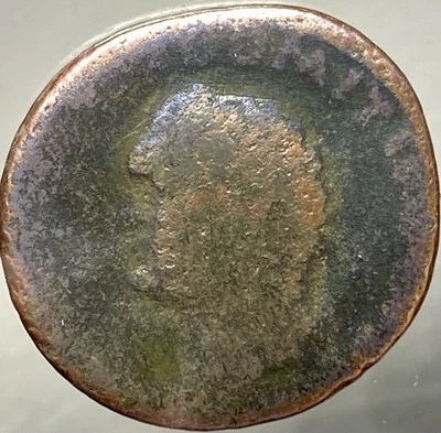 Ancient Roman Empire Coin Emperor Domitian 81-96AD Dupondius Genuine Rome - Image 1 of 4