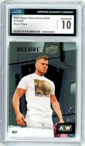 2022 Upper Deck Allure AEW MJF #19 Steel Chair CGC 10 Gem Mint ! - Picture 1 of 1