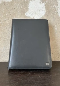 Time/system Echtleder-Ringbuch/Planer/Organizer mit Reißverschluss. Schwarz. A5. - Bild 1 von 13