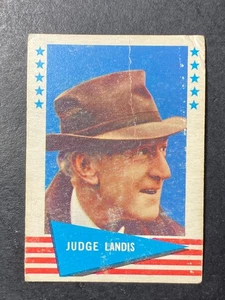 1961 Fleer Baseball Greats - Judge Landis #53 *Crease* - Bild 1 von 2