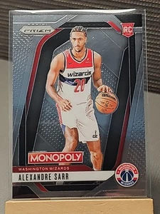 Alexandre Sarr 2024-25 Panini Prizm Monopoly Base RC #86 Wizards - Picture 1 of 2
