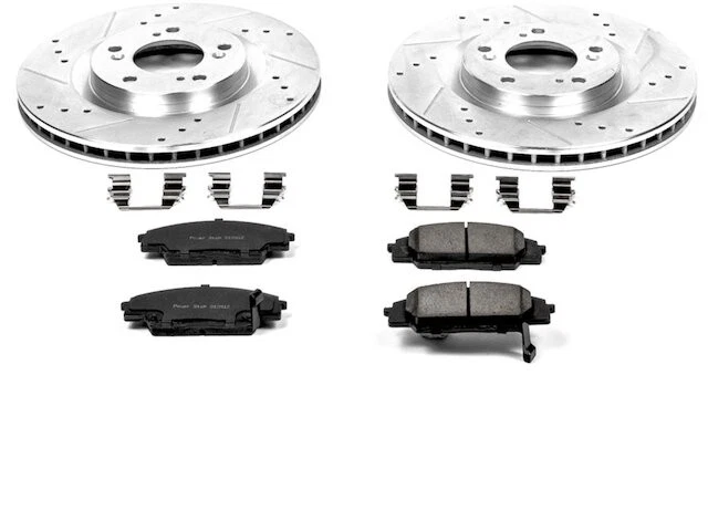 Power Stop 22MR21R Front Brake Pad and Rotor Kit Fits 2000-2009 Honda S2000 - Image 1 of 1
