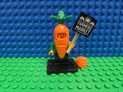 LEGO Zanahoria Mascota Minifigura Coleccionable Serie 24 71037 CMF Lote Difícil de Encontrar Retirado  Foto 1 de 4