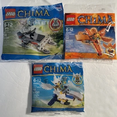 Lot Of 3 LEGO Chima  Polybags 30250, 30251, 30264 New/unopened - Image 1 of 4