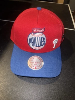 Philadelphia Phillies Mitchell & Ness Topps MLB Snapback Red Blue NWT NEW - Image 1 of 4