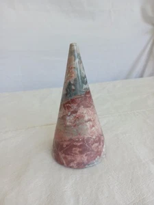 VTG Estate Find RHODOCHROSITE Marble Mineral Crystal Cone 5.5" X 3" 635 Grams - Picture 1 of 11