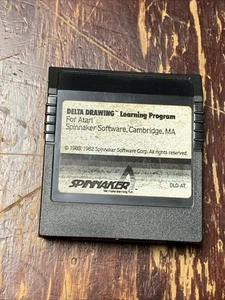 Cartuccia video disegno Delta - Atari 400/800/XL/XE (vintage 1983) - Foto 1 di 17