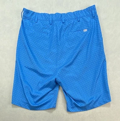 Pantalones Cortos Greg Norman Para Hombre Elastizados Ligeros Poliéster/Azul Spandex, Talla 40W Foto 1 de 4