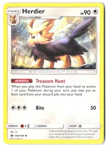 Herdier 104/149 SM Base Set LP - Picture 1 of 2