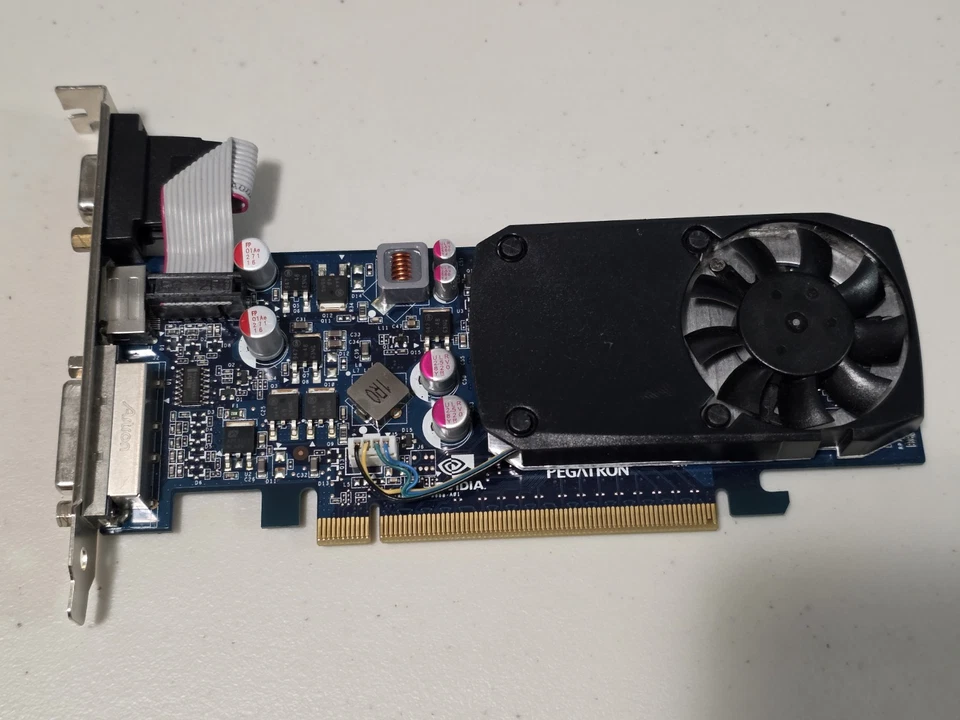 Pegatron NVIDIA GeForce GT220 P684 Video Card PCIe VGA DVI HDMI - Image 1 of 4