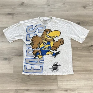 West Coast Eagles 90's AFL Vintage Mens T-Shirt - XL - Picture 1 of 12