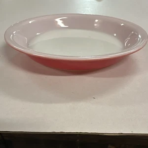 Vintage Pyrex Flamingo Pink Pie Plate 8.5” No.209 In Great Shape - Picture 1 of 4