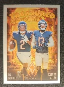 Inserto tandem tesoro 2024 Phoenix Football DJ Moore, Keenan Allen #TT-CHI - Foto 1 di 2