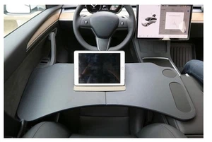 Plateau/bureau pliable polyvalent Tesla Model 3 modèle Y neuf pour ordinateur/manger - Photo 1/9