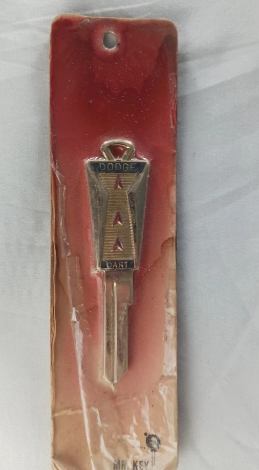 1960 and Up Dodge Dart Key. Blank. Vintage. 1611-Y139.  New  - Image 1 of 3