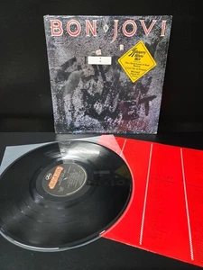 Bon Jovi Slippery When Wet Lp Vinyl Lp Vinyl 1986 1st Press Shrink/Hype/Insert - Picture 1 of 13