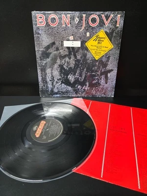 Bon Jovi Slippery When Wet Lp Vinyl Lp Vinyl 1986 1st Press Shrink/Hype/Insert  - Image 1 of 4
