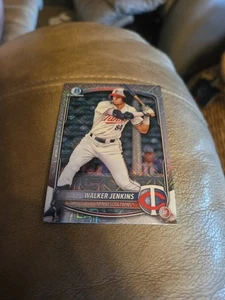 2025 Bowman - Chrome Prospects Walker Jenkins #BCP-1 Mojo Refractor (RC) - Picture 1 of 2