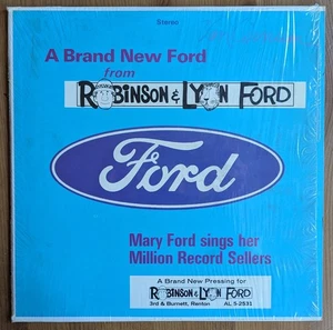 Mary Ford - A Brand New Ford RARE PROMO AD ROBINSON & LYON FORD IN SHRK LES PAUL - Imagen 1 de 2