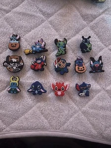 13 Pcs. Lot, Stitch shoe charms for crocs. Some Halloween Theme - Picture 1 of 4