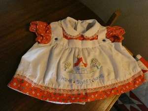 Home Sweet Home Newborn Dress Vintage Pinafore Style - Picture 1 of 5