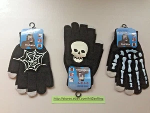 Guantes Glow Holween Fiesta Crecer en Color Verde Pantalla Táctil Smartphone NUEVO - Imagen 1 de 7