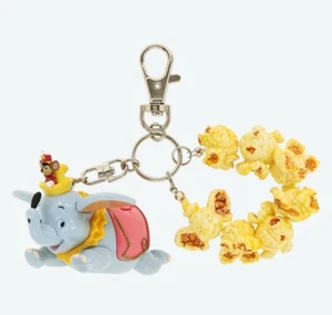 Japan Tokyo Disney Resort Popcorn Bucket Keychain Dumbo Timothy - Picture 1 of 5