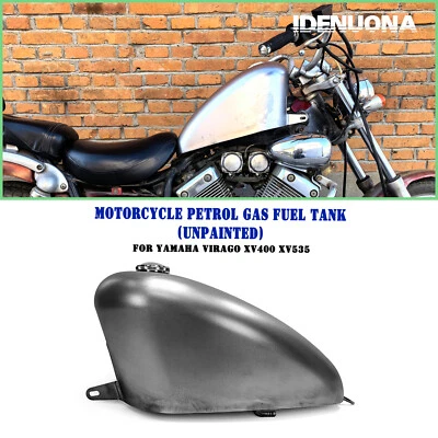 12L Motorcycle Gas Fuel Tank For YAMAHA Virago XV400 XV535 with Gas Cap AA Foto 1 de 4