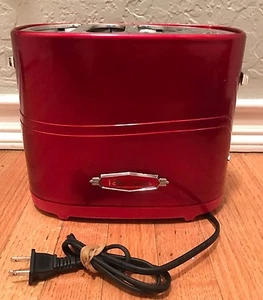 Nostalgia Electric Red Retro Series Pop-Up Hot Dog Toaster HDT600RETRORED - Picture 1 of 6